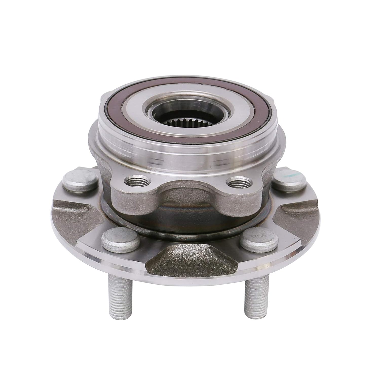 513258 Pair Front Wheel Bearings Hub Assembly fit for 2011-2014 Scion tC, 2006-2012 Toyota RAV4 (3.5L V6 Only), 2013-2017 Toyota RAV4, 5 Lugs