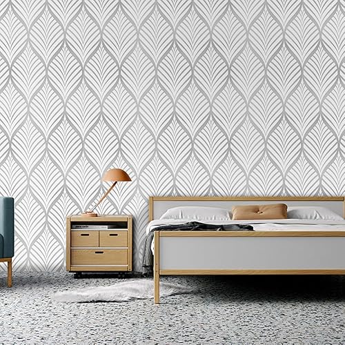 Miniatura 23 de Papel tapiz bohemio dorado, papel de contacto autoadhesivo geométrico, papel de vinilo extraíble, rollo de papel de pared para dormitorio, estante