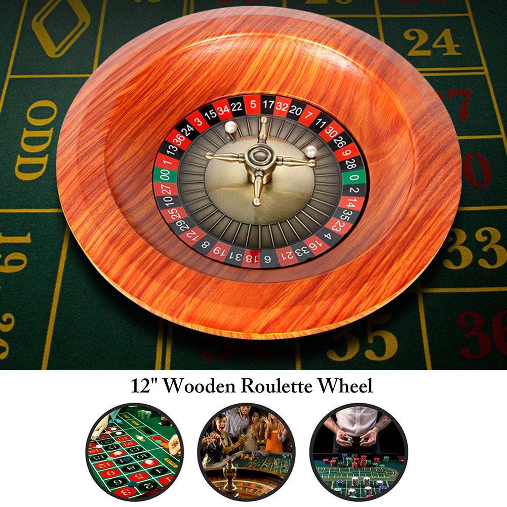 Russisches Roulette Aus Holz, Tischspiel Lotterie Plattenspieler Roulette Radsatz, Desktop-Unterhaltungsprodukte Plattenspieler Freizeit Tischspiele, Für Heimspielabend Oder Clubparty