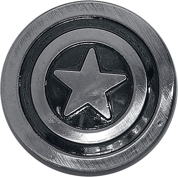 Marvel Captain America Shield Lapel Pin,Silver,1