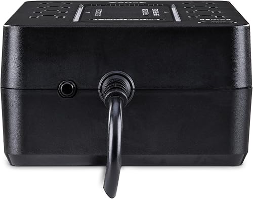 Vista 8 de CyberPower ST425 UPS de reserva con respaldo de batería y protector contra sobretensiones, 425VA/260W, 8 tomas de corriente, compacto, certificado UL