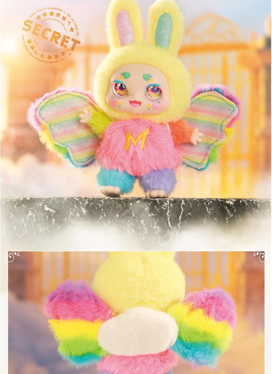 CALEMBOU Plush Blind Box, Kawaii Kimmon Mimon Dream Maker Series Stuffed Blind Box Doll, Kawaii Mystery Vinyl Plush Toys Collectible for Birthday Gift (Mimon Dream Maker 1pc)