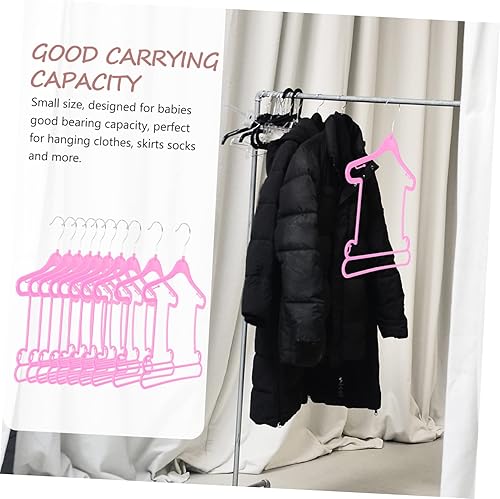 Miniatura 5 de Perchas para pantalones, perchas para pantalones, 10 piezas, colgador de traje para bebé, perchas para ropa para niños, perchas de plástico para