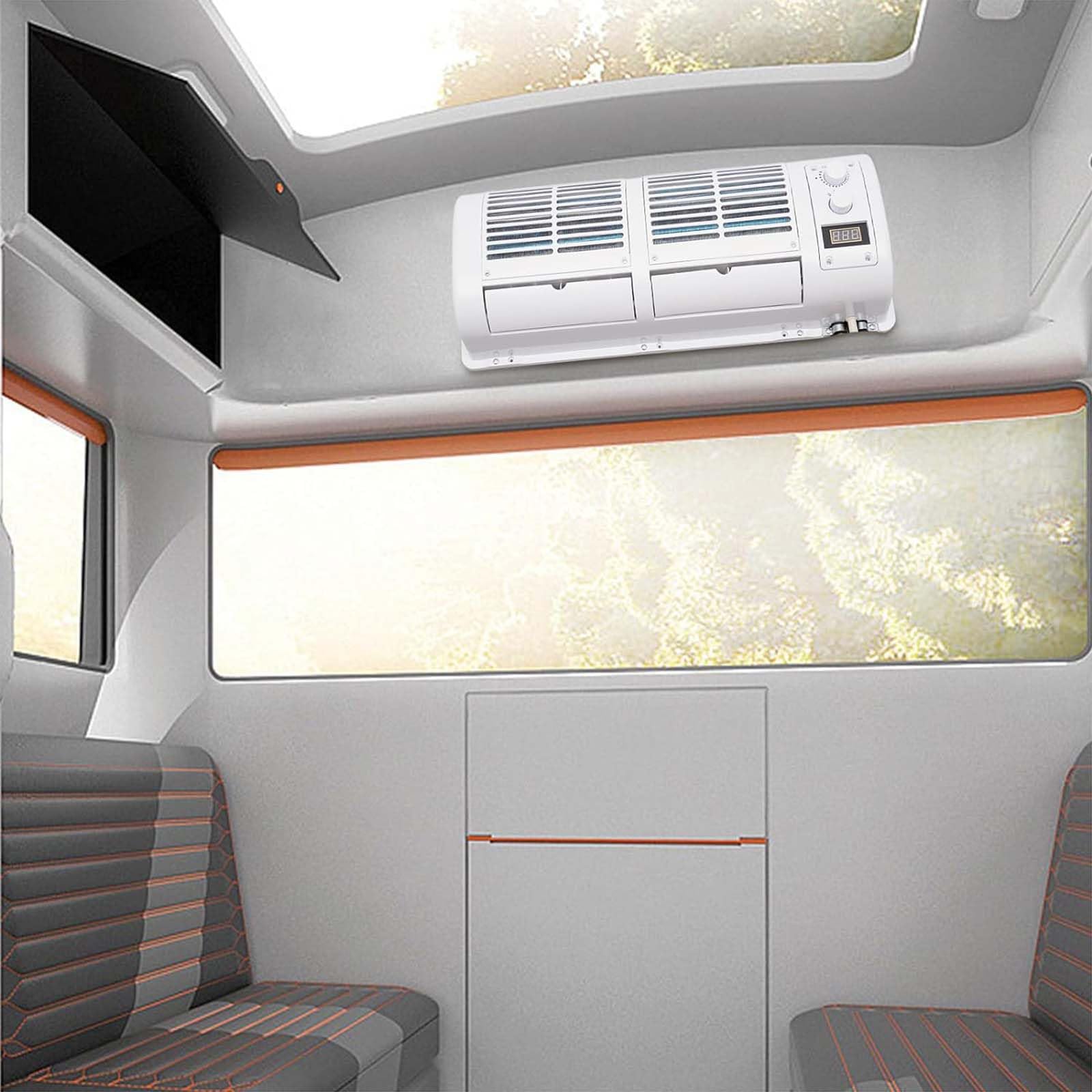 Climatizzatore da Parete per Auto Condizionata per Auto 200 W 12 V Aria Condizionata Universale Condizionatore da Parete 3 velocità per Camper Caravan Camper,12v
