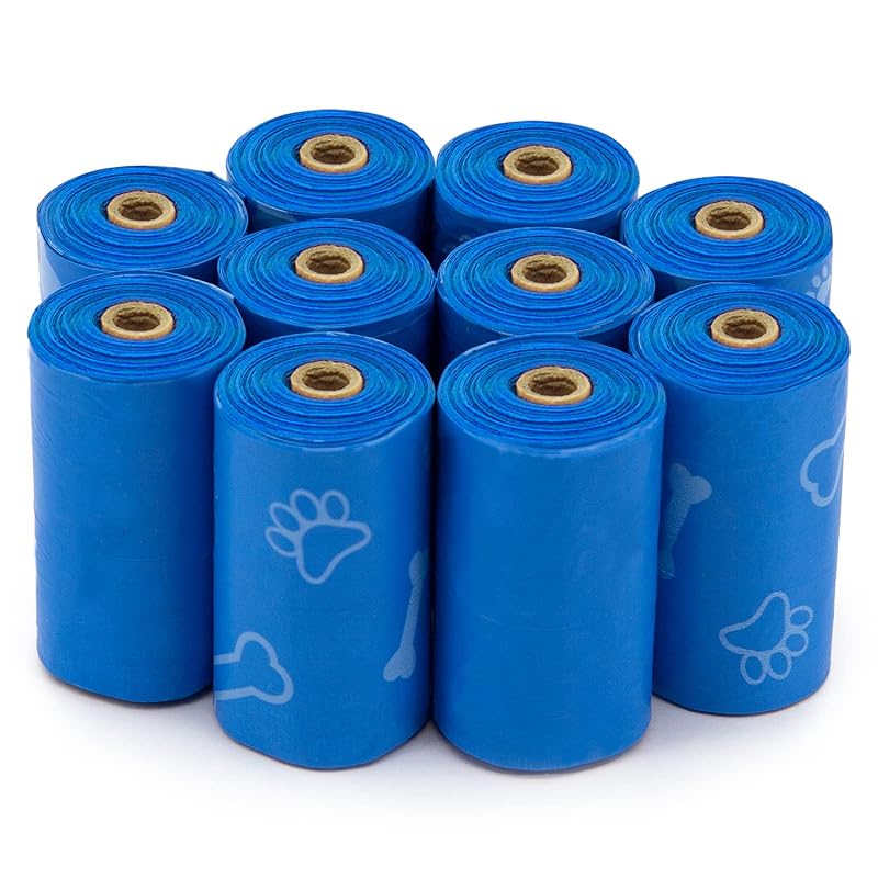 Bolsas para Fezes de Cães Best Pet Supplies Azuis sem Perfume 150 Unidades