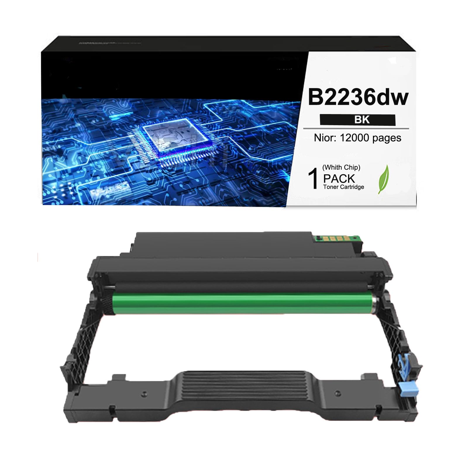 LCL Tambour Compatible Lexmark B220Z00 Noir - Pour MB2236i B2236dw MB2236adw - 12000 Pages