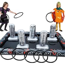 Giant Tombstone Ring Toss Halloween Games Party Favors for Kids Family