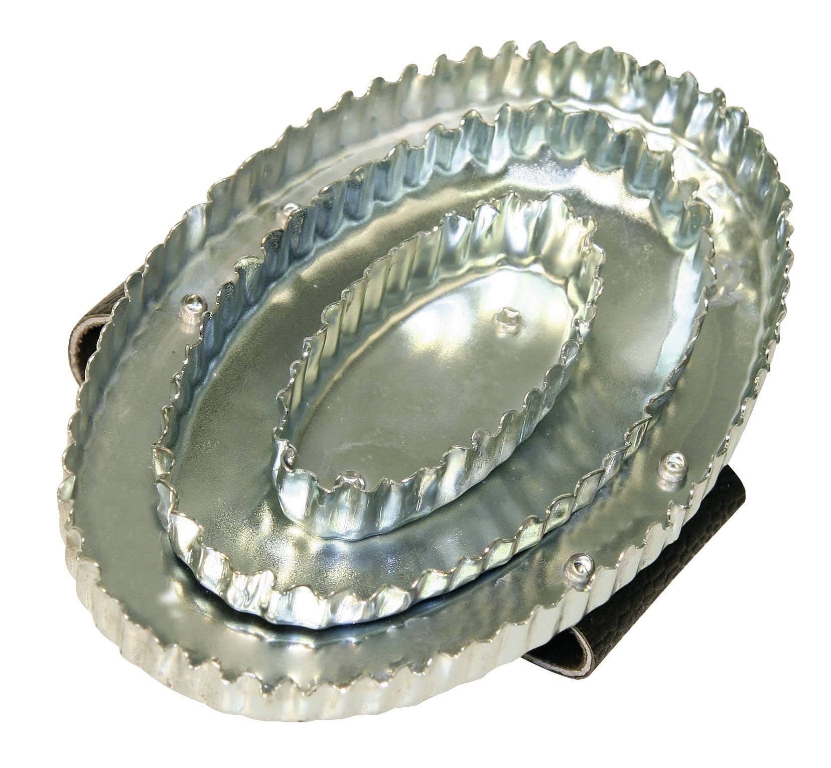 Kerbl Gris Curry Comb Zinguée