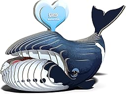 EUGY 084 Balena Boreale. Eco-Friendly 3D Paper Puzzle