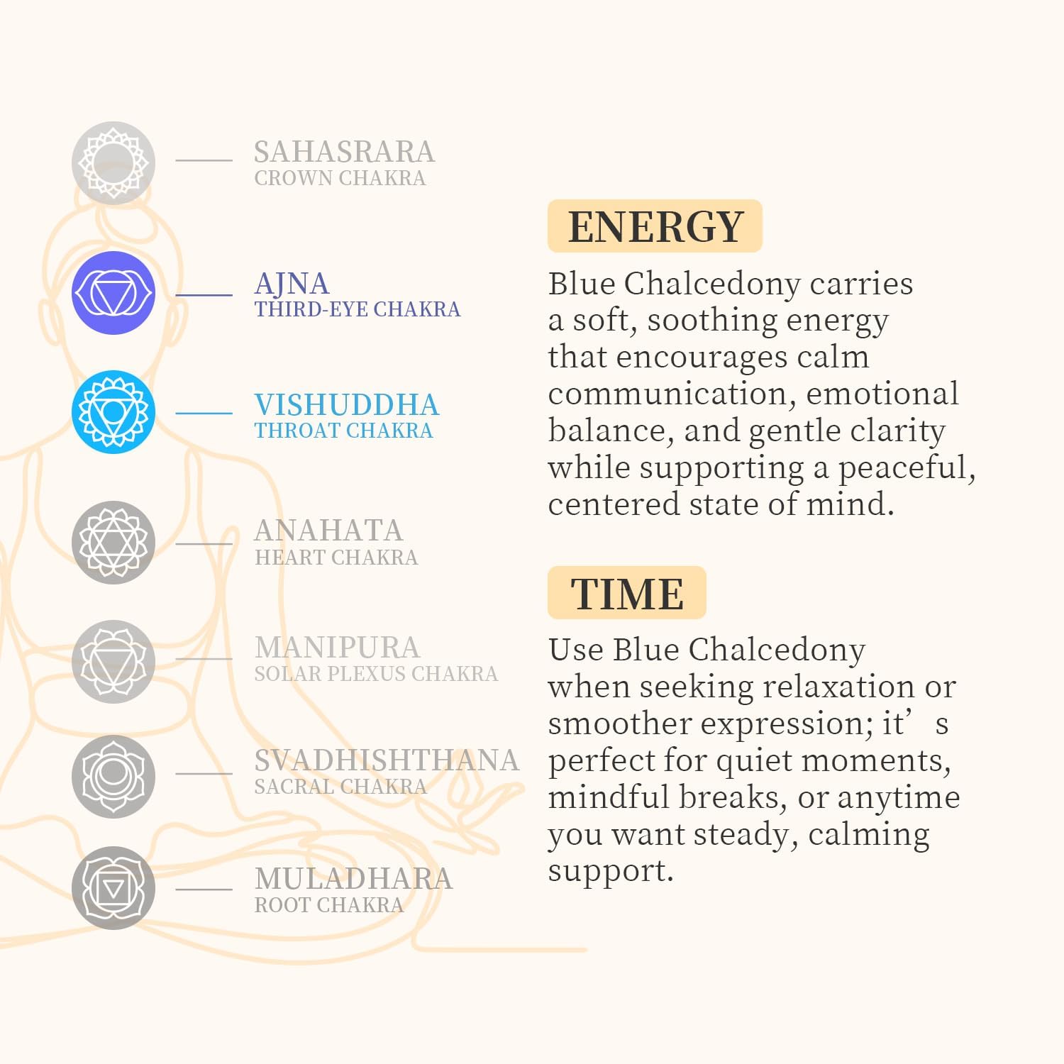 8mm Beaded Bracelet - Calming Natural Healing Crystal Stretch Bracelet for Women and Men - Handmade Semi-Precious Gemstone with Positive Energy - Image 4