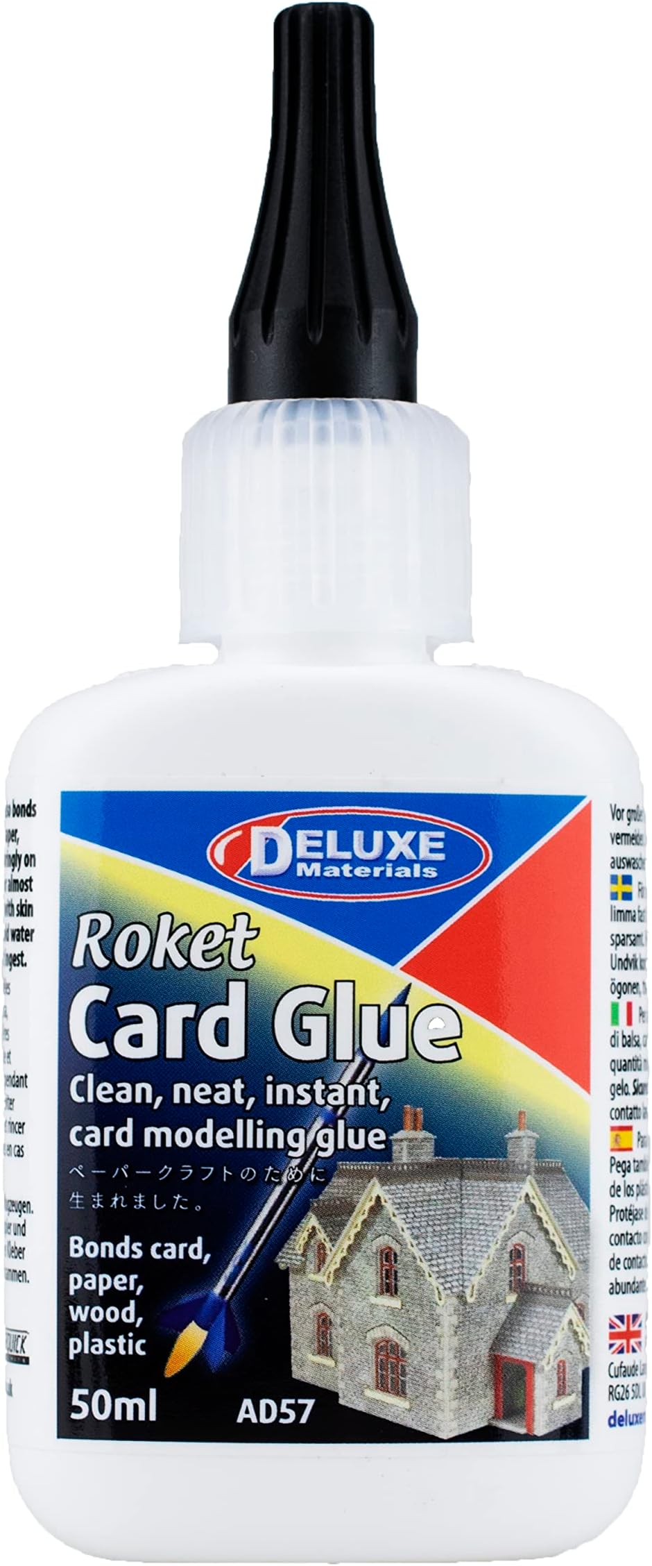 Roket Card Glue; Rockets, Railway by DELUXE MATERIALS