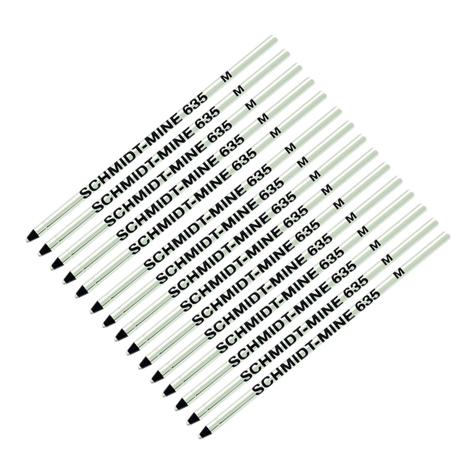 15 Pack -Schmidt 635 Mini D1 Refills - Black