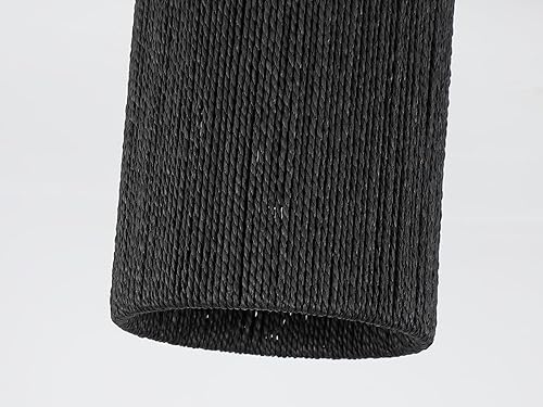 Miniatura 6 de Lámpara de montaje empotrada moderna y bohemia con cuerda de cáñamo rústica, color dorado antiguo, pequeña lámpara de techo para pasillo, granja,