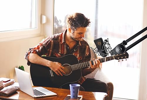 Miniatura 7 de TLM 103 - Soporte de micrófono compatible con micrófono de condensador Neumann TLM 103 M147 de SUUNTOKS, color negro