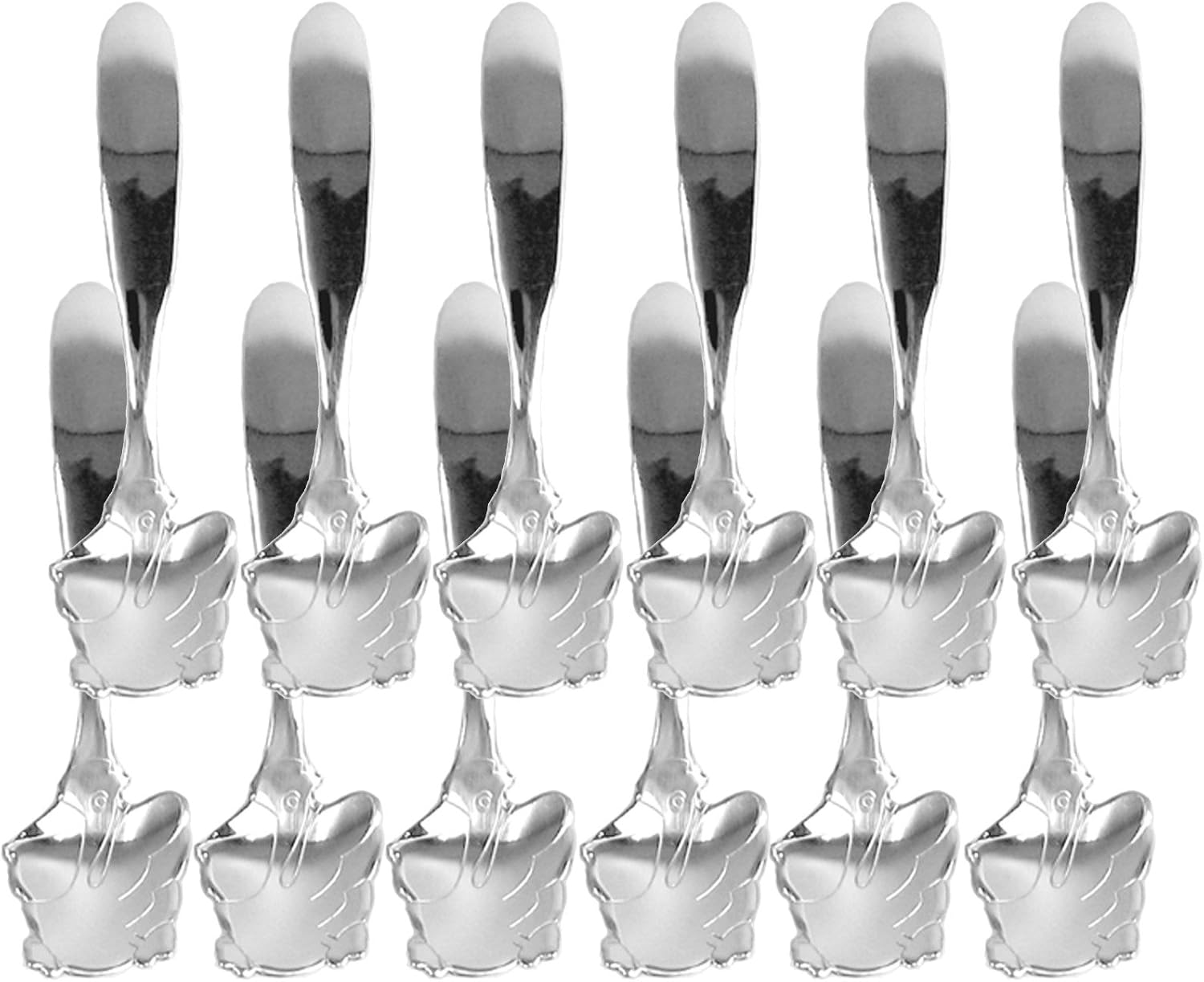 Nagao Petite Animal Crossing Spoon Gorilla, Set of 12, Made in Japan