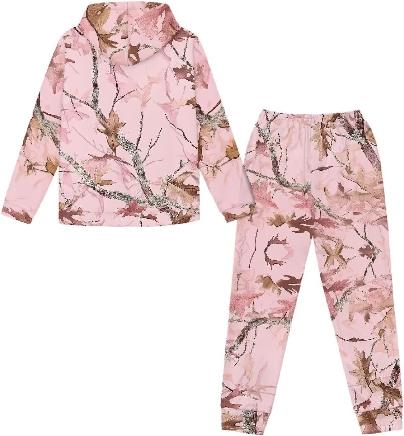 Dreaweet Kids Hoodies Outfits Fall Winter Long Sleeve Pullover Tops and Pants,2 Piece Sweatshirt and Sweatpants Suit