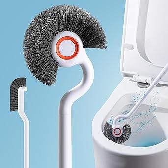 Chijoo Scented Toilet Brush and Cleaning Brush Set, Toilet Bowl Brush, Toilet Bowl Cleaner, Toilet Cleaner Brush, Toilet Brush and Hanger Set
