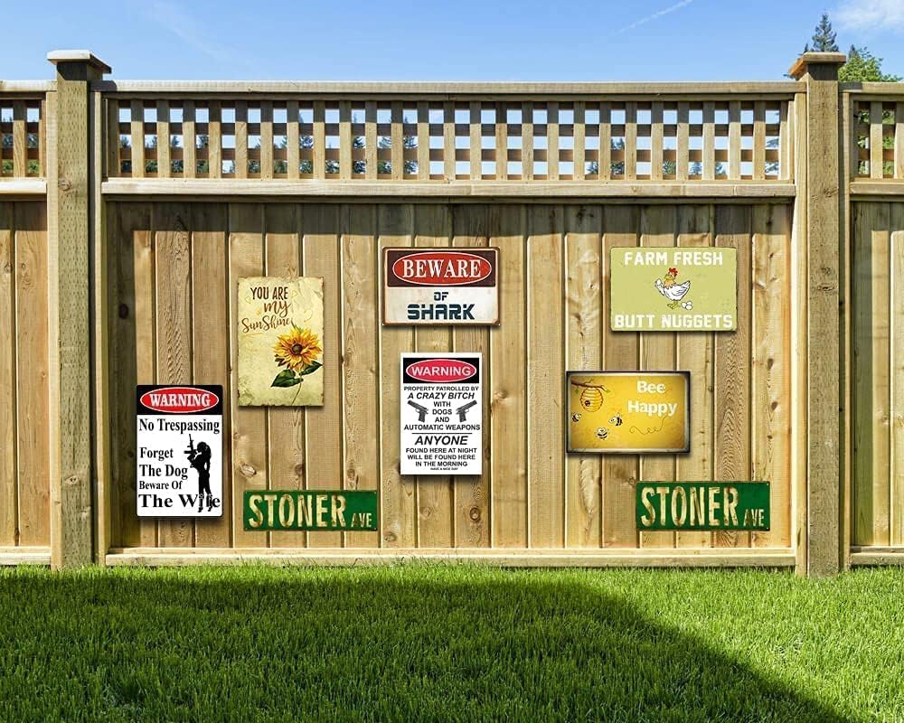 Metal Sign Hideout Fun Kids Tree House Sign - Kids Fortress Sign - Play Shed Sign - Kids Cave Sign - Fun Bunker Sign - Kids Clubhouse Sign Tin Sign with Saying 4x16 Inch image 4