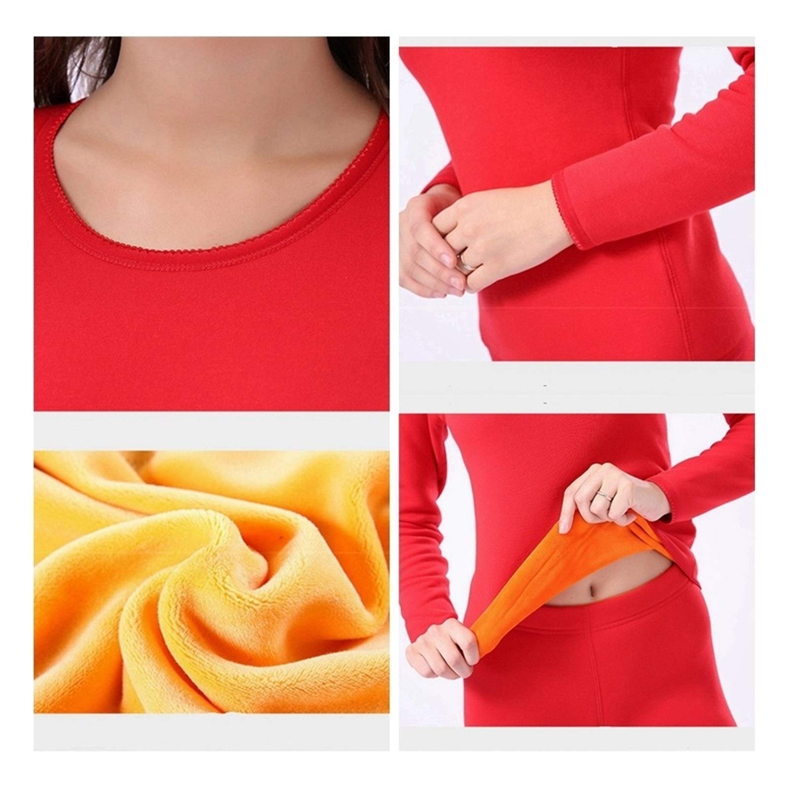 Inverno Velluto Spessore Intima Termica for Gli Uomini WomanWinter Caldo Layered Abbigliamento Pajamas Set Set Termica Cloth