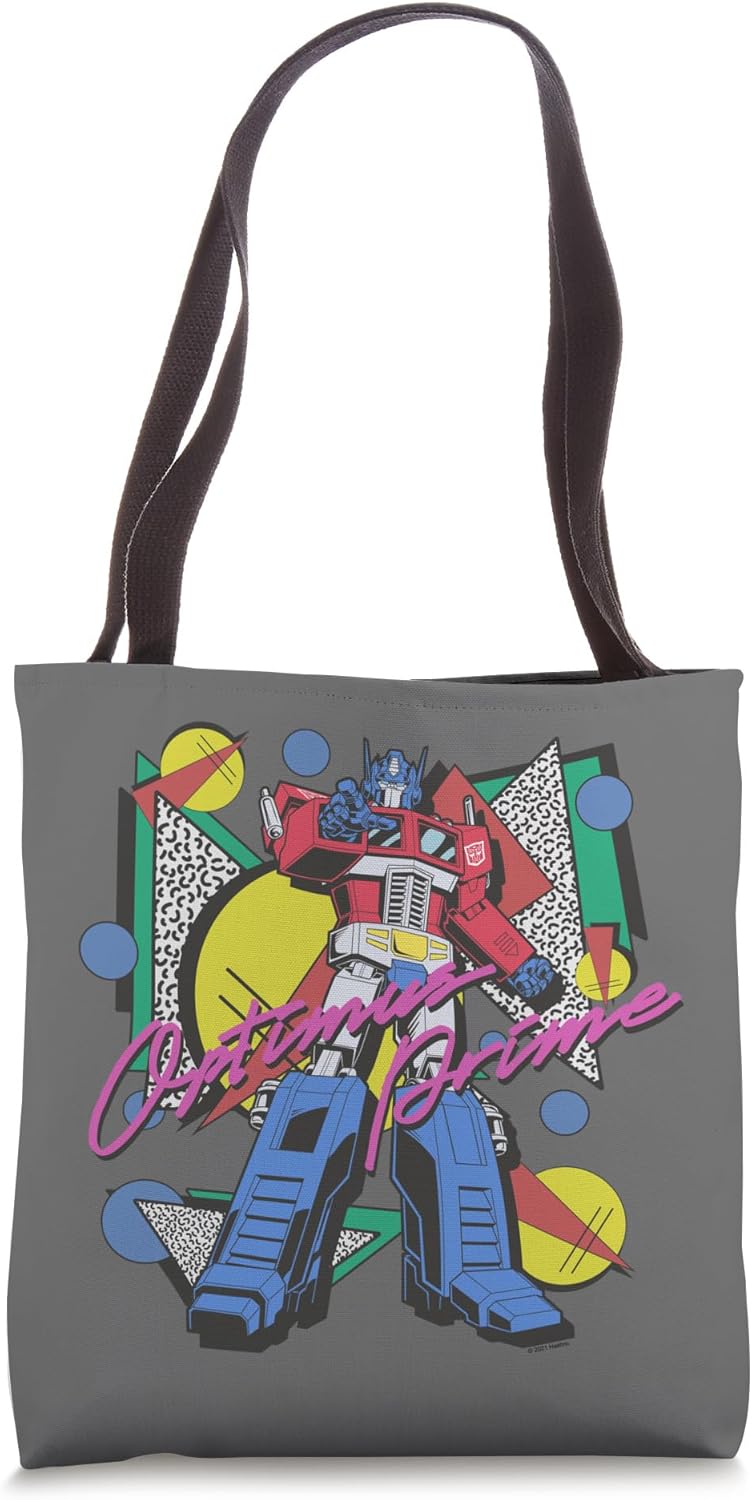 Transformers Optimus Prime 80s Style Tote Bag