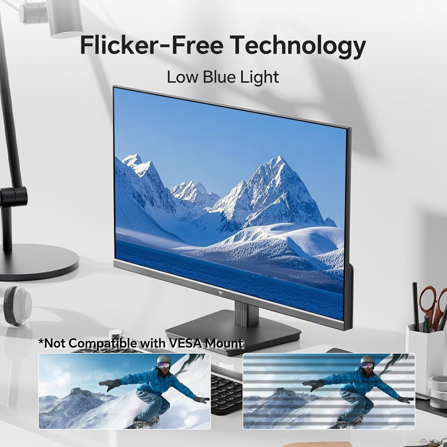 KTC 27 Inch QHD Computer Monitor 100Hz, Up to 120Hz, IPS Panel, 2K 1440P PC Gaming Monitor for Home Office, Adaptive-Sync Support, HDR10, Tilt Adjustable, H27D9