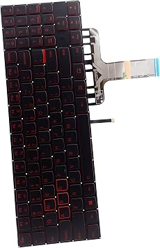 Deal4GO US Laptop Red Backlit Keyboard Replacement for Lenovo Legion Y520-15 Y530-15 Y720-15 Y720-15IKB Y7000P R720-15