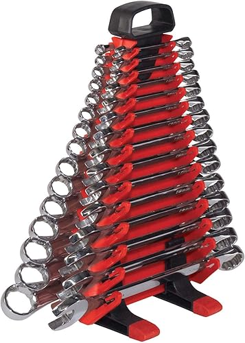 Miniatura 2 de Ernst Manufacturing - Torre de herramientas de llave inglesa 5224, 24 herramientas rojas