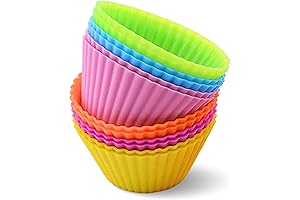 Vibrant Silicone Muffin Cups: Elevate Your Baking