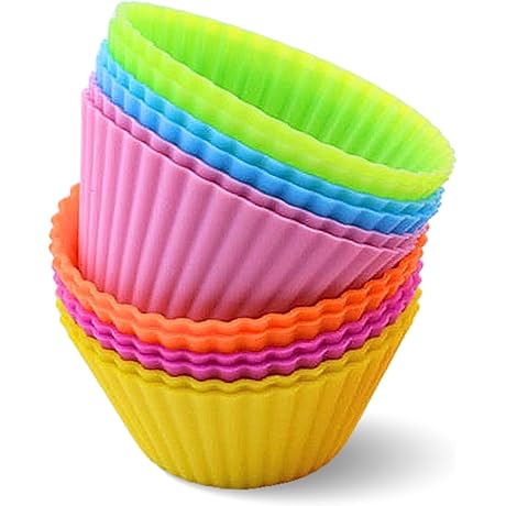 Vibrant Silicone Muffin Cups: Elevate Your Baking