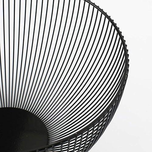 Miniatura 9 de IBWell Cesta de frutas de alambre negro para fruta, plato de frutas para cocina, cesta de frutas, cuencos de frutas para mostradores, frutero