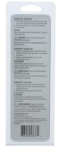 Miniatura 4 de IDEAL Electrical 45-357 DualScribe - Escriba de fibra óptica de doble extremo, conductores de fibra, rubí, 1 escritura de mano