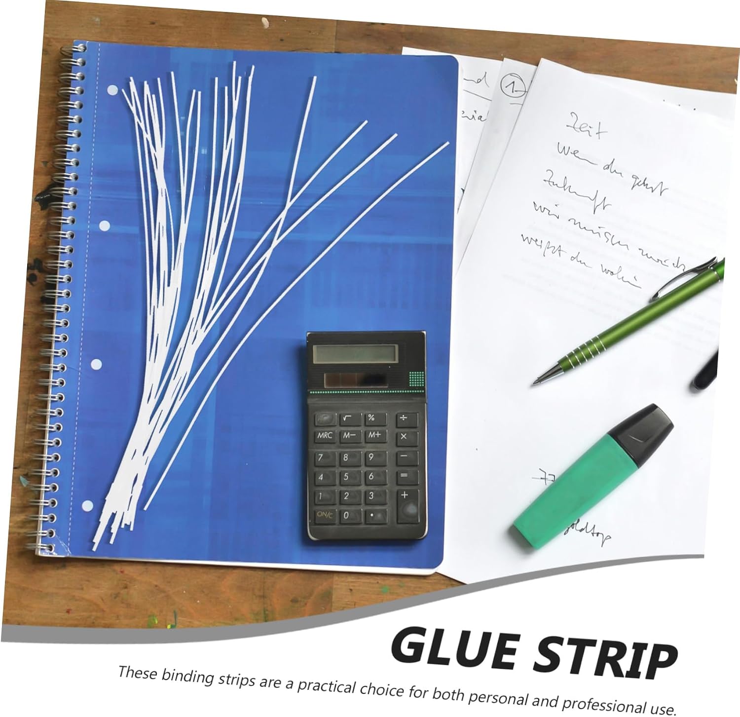 OSALADI 100pcs Hot Melt Bookbinding Glue Strips for Crafting Repair and Office Use Easy Use Versatile Binding for Textbooks and Documents