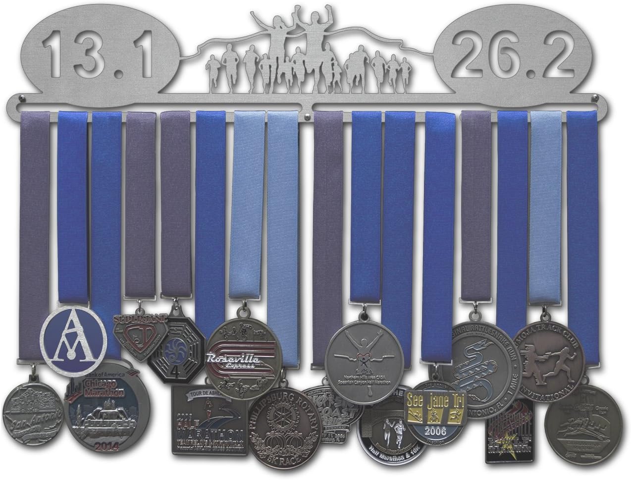 Allied Medal Hangers13.1/26.2 with Runners - 18" Wide - Medal Hanger Holder Display Rack