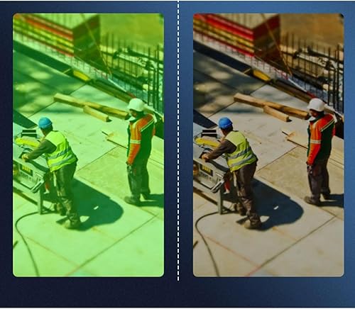 Miniatura 4 de Dolity Large View - Casco de soldadura de oscurecimiento automático con energía solar, color real más alto 49-13, máscara de soldador para plasma