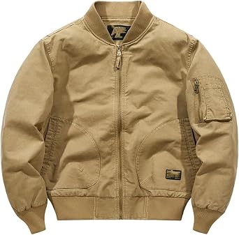 HSQIBAOER Mens Coats Winter Autumn Wear Cotton Hiking Stand Collar Jacket for Men