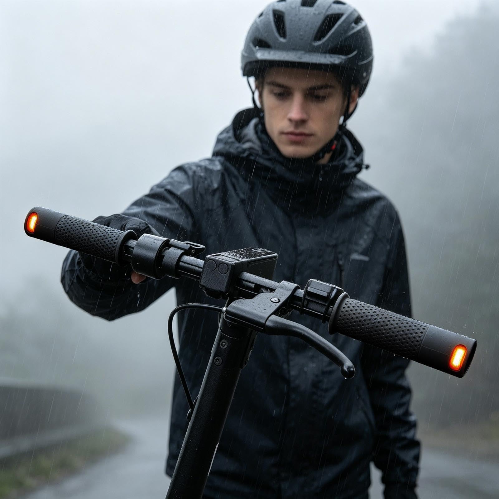 Frecce Monopattino Elettrico Lampada A LED Impermeabile Di Ricambio | Indicatore Di Direzione Da Manubrio Per E-Scooter Compatibile con mountain bike, bici da strada e uso notturno