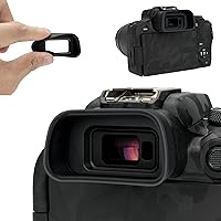 Vista 15 de Ocular extendido EOS R1 Eyecup Eyecup, visor de cámara de silicona suave, protector de cubierta de sombra de ojos diseñado especialmente para Canon