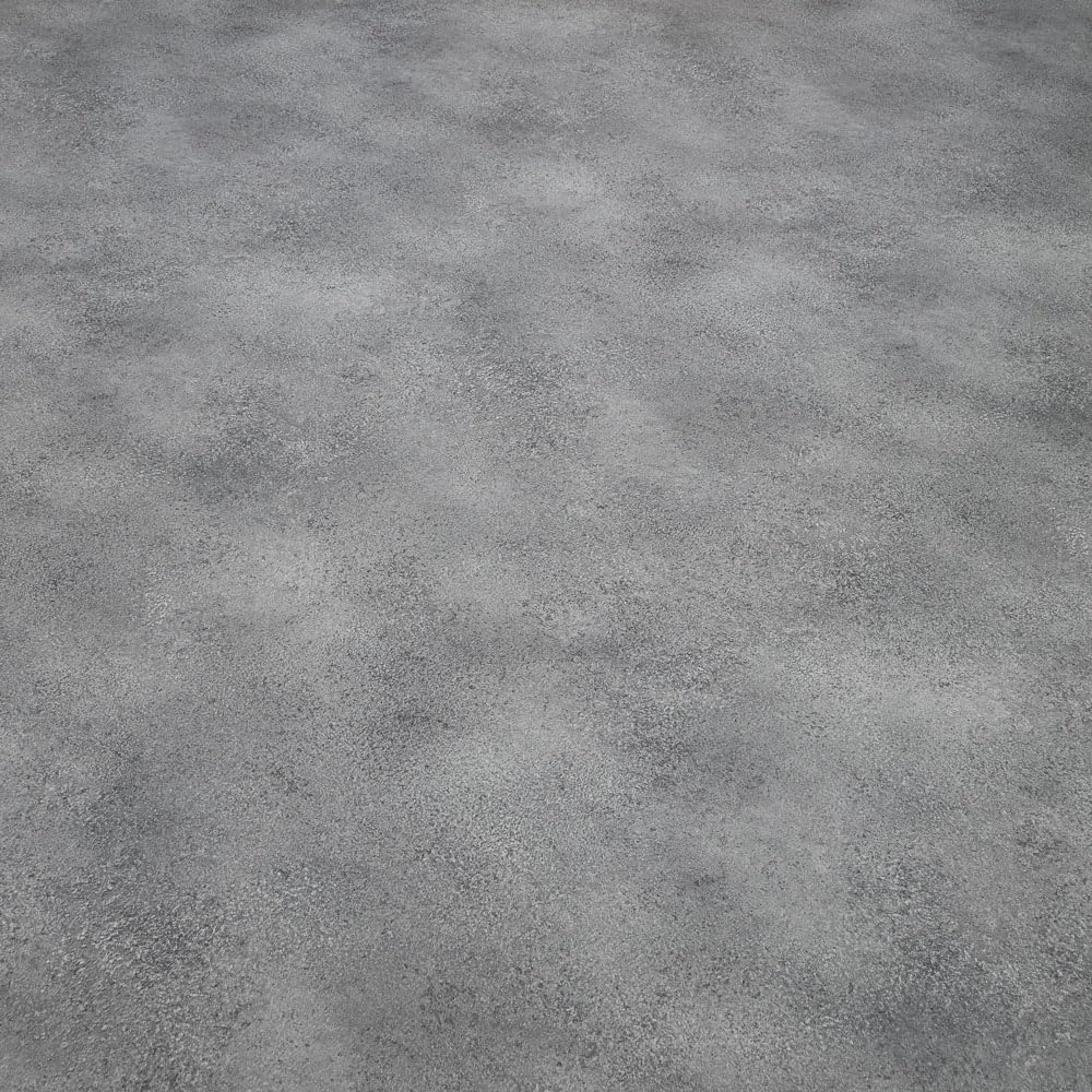 Grey Concrete Effect Callisto Vinyl Flooring 2mm Thick Lino Roll Bathroom Kitchen (2m Wide x 4.5m Long)