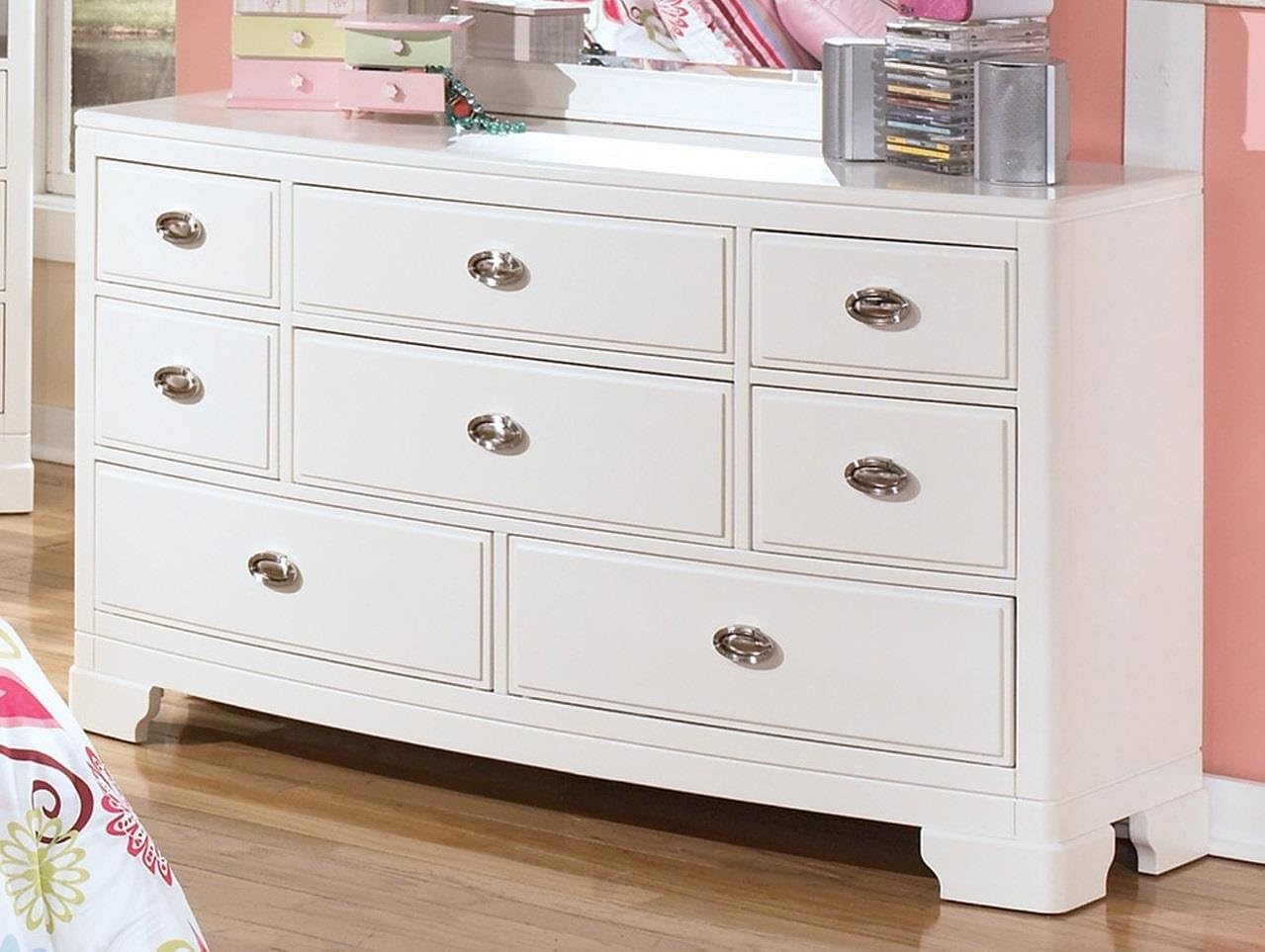 White Dresser Signature Design by Ashley Furniture