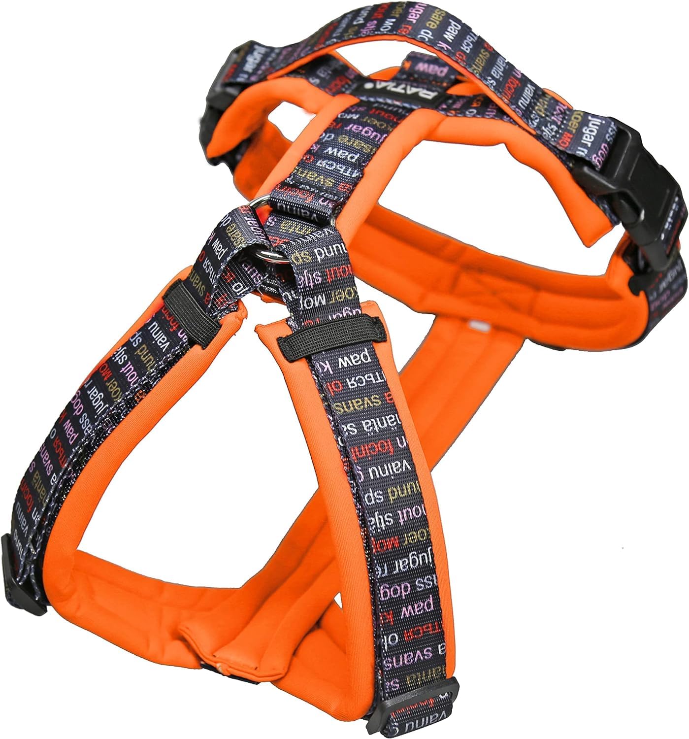 Harnais Lattia Ratia Design Studio Nordique Orange XL grand chien anti-traction ergonomique