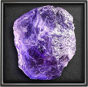 AOVILA Amethyst Natural Raw Crystals, Birthday Gifts for Women-Large 1.6-2" Rough Stones Crystal for Wicca Reiki Crystal Healing,Positive Energy, Unique Gifts for mom sisiter Men