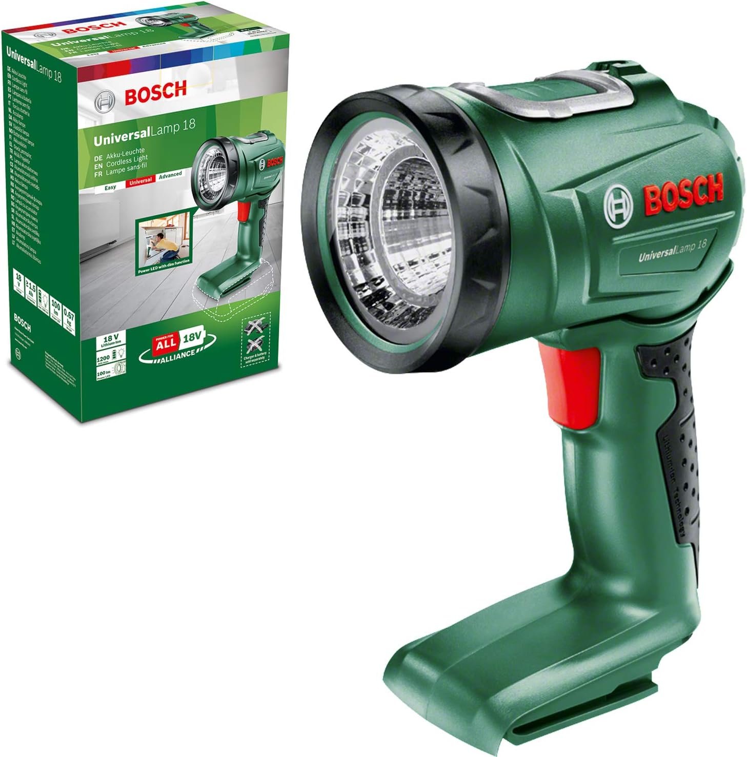 Cordless Light UniversalLamp 18 (Without Battery, 18 Volt System, in Carton Packaging)