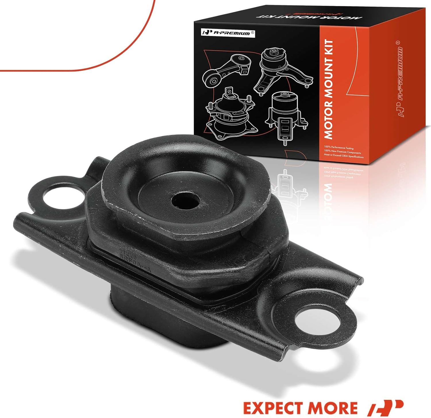 A-Premium Left Transmission Mount Compatible with Nissan Versa 2020-2024, Kicks 2017-2024, 1.6L