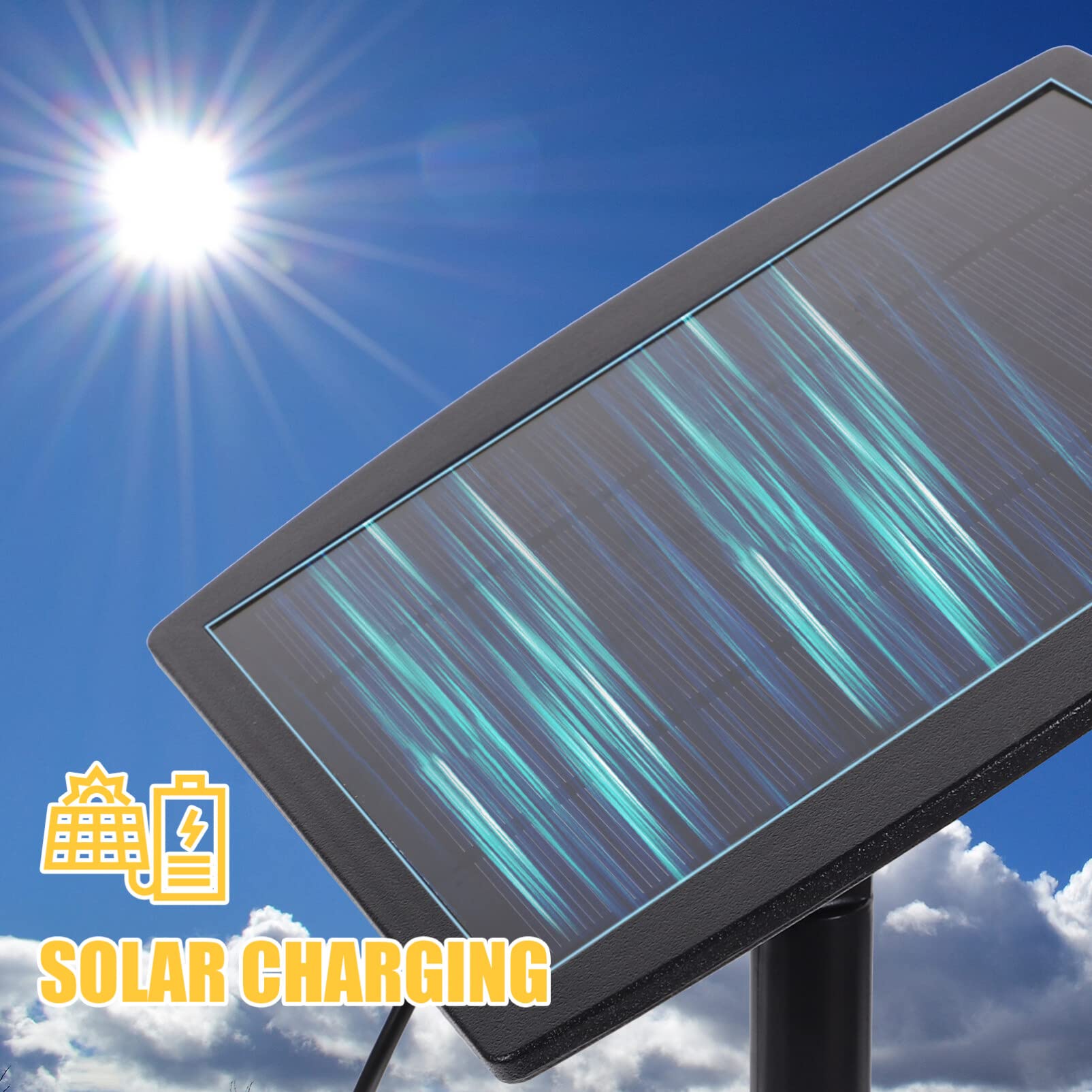 Solarenergie-Sauerstoffpumpe, solarbetriebene Bewässerungspumpe, Tauchpumpen-Set mit Aquarium-Sauerstoff und Luftblasenstein, für Garten, Aquarium, Pool