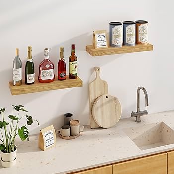 フクれいみシェルフ Amazon｜Fun Memories フローティングシェルフ 壁用 24インチ