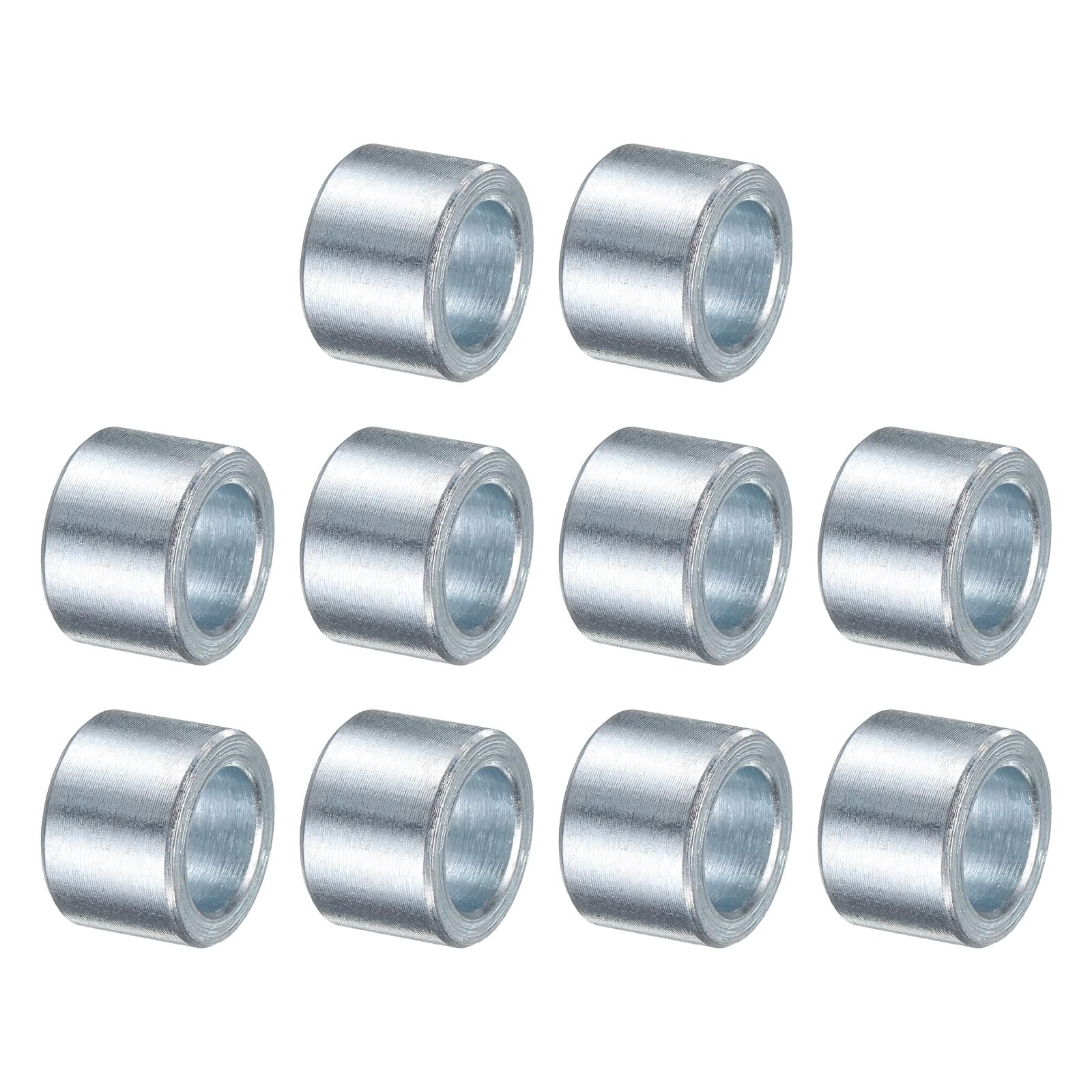 Entretoise en acier galvanisé uxcell Lot de 10 bagues rondes non filetées