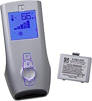 Vista 1 de Sit 0.584.023 Proflame 1 Transmisor de plata Serie GTMF Termostato de mano con control remoto para chimenea - Encendido/Apagado/Ajuste de llama