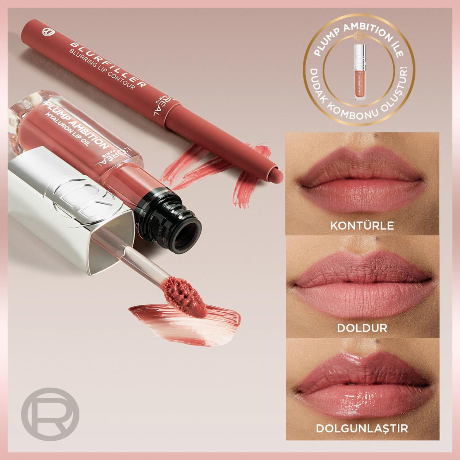 L'Oreal Cosmetics Paris Blurfiller Dudak Kalemi 535