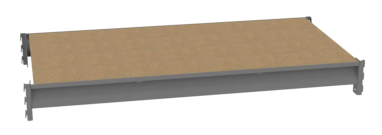 Tennsco BU-4824P-SND Bulk Storage Rack Extra Shelf with Particleboard Decking, 48" Width, 24" Length, Sand