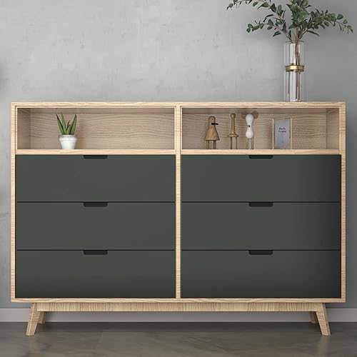 Miniatura 5 de Decotalk Papel tapiz de 30 x 120 pulgadas, tipo despegar y pegar, verde oscuro, adhesivo, para paredes o armarios, se puede retirar, de vinilo,